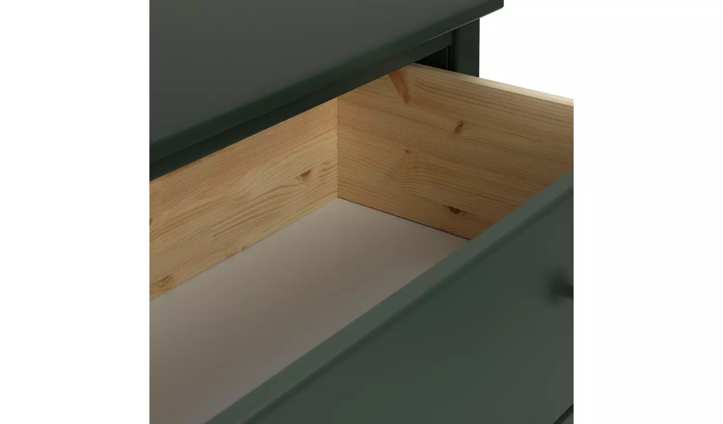 Assembled Habitat Brooklyn 4 Drawer Chest of Drawers - Green